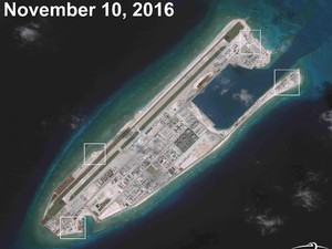 Citra Satelit Tunjukkan China Pasang Sistem Senjata di Laut China Selatan