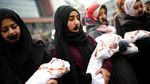 Protes Warga Turki Terkait Krisis Kemanusiaan di Aleppo