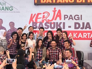 Cerita Artis Pendukung Ahok: Sumbang Sound System hingga Blusukan