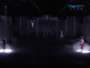 Raisa, Afgan dan Rossa Menawan dengan Teknik Video Mapping