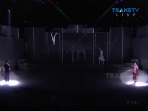 Raisa, Afgan dan Rossa Menawan dengan Teknik Video Mapping