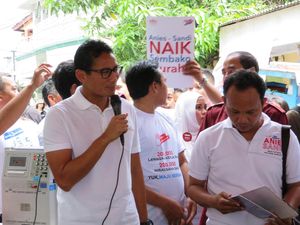 Agus Yudhoyono Tak Hadiri Debat di TV, Sandiaga: Beliau Punya Pertimbangan