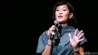 Gaya rambut ini semakin membuatnya terlihat cantik dan imut. Pool/Palevi S/detikFoto.
