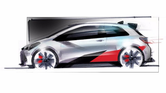 Toyota Siapkan Yaris yang Lebih Ganas, Ini Sketsanya