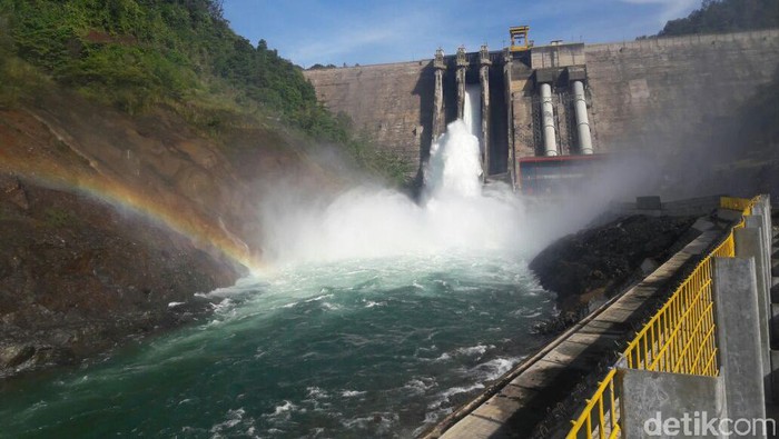 PLTA Balambano milik PT Vale Indonesia di Sorowako, Sulawesi Selatan