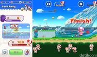 Begini Serunya Super Mario Run di iPhone