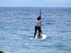 Aksi Susi Naik Kano di Tengah Laut Saat Resmikan Konservasi Kima