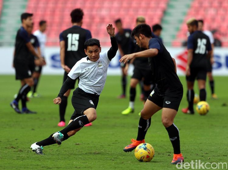 Jelang Final Leg Kedua, Thailand Berlatih Keras