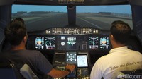 The Emirates A380 Experience merupakan wahana permainan simulator pesawat. Adanya di Ground Floor dalam Dubai Mall (Afif/detikTravel)