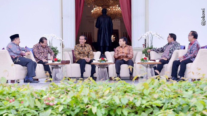 Bertemu Pimpinan DPR, Jokowi: Perbedaan Pendapat Bagian dari Demokrasi