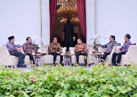 Pimpinan DPR Silaturahmi Kebangsaan ke Istana