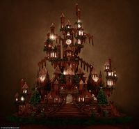 Wouw! Ada Kastil Dibangun dari <i>Gingerbread</i> Lengkap dengan Jendela Kaca
