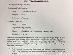 Akhir Insiden Pencakaran, Dora dan Aiptu Sutisna Sepakat Berdamai
