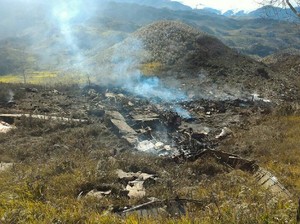 TNI AU Mulai Selidiki Penyebab Jatuhnya Pesawat Hercules di Wamena