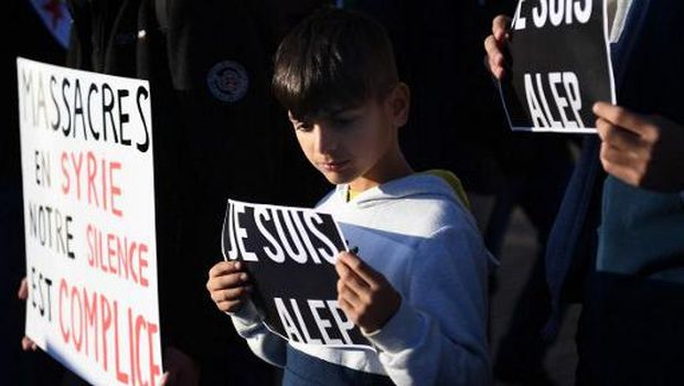  Unjuk Rasa Pecah di Jerman dan Prancis Kecam Serangan di Aleppo