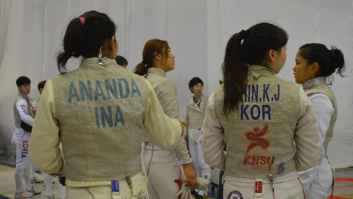 Timnas Anggar Indonesia Latih Tanding dengan Timnas Anggar Korea