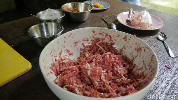 Bahan sambal matah (Kurnia/detikTravel)