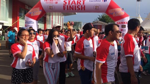 Jalan Sehat di Acara Fun Walk Bersama Transmart Carrefour