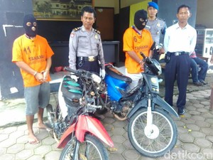 Dua Pelaku Curanmor Ditangkap, Satu Orang Ditembak Kakinya
