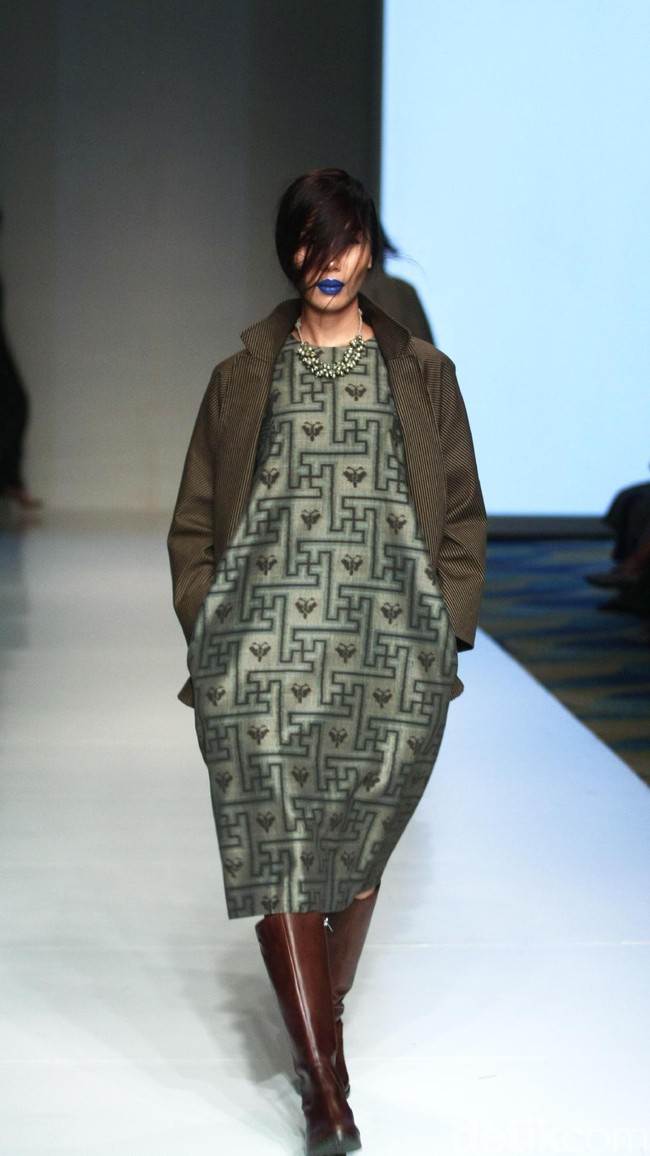 Koleksi Auguste Soesastro yang mengusung tema KROMO di IPMI Trend Show 2017. Senayan City. Jakarta. [Foto: Mohammad Abduh/Wolipop]