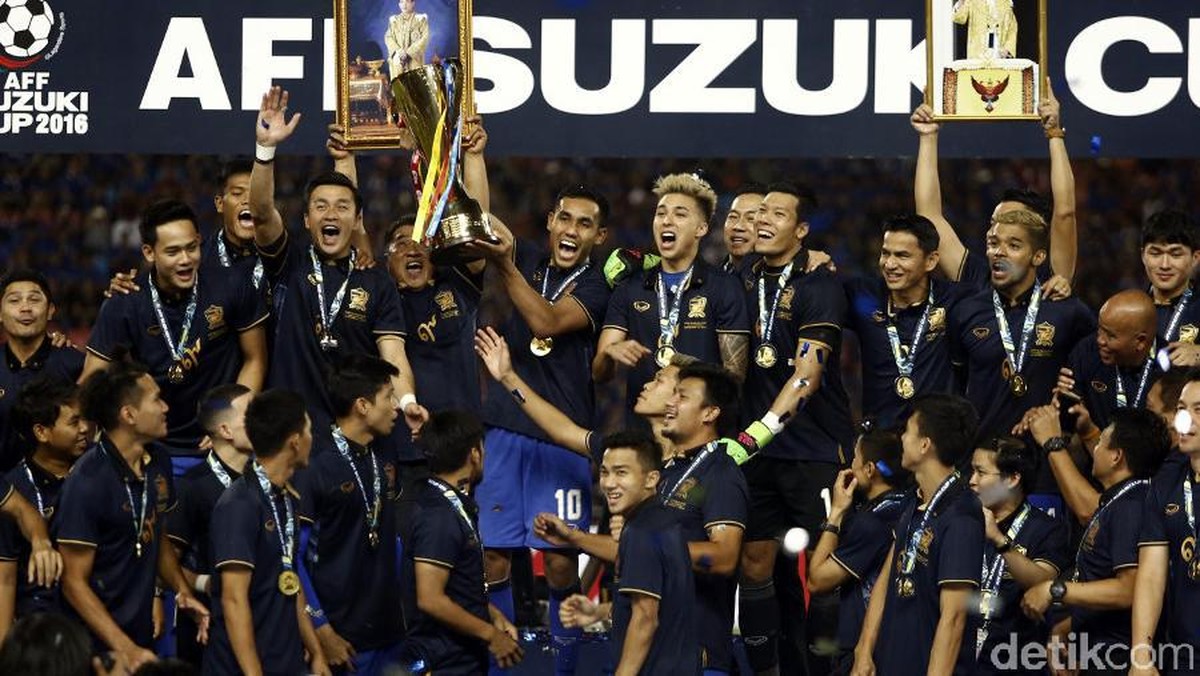 Thailand paling sering juara Piala AFF. (Foto: Rachman Haryanto/detikSport)