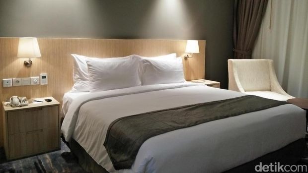 Tampilan kamar hotel dengan Queen bed (Bonauli/detikTravel)