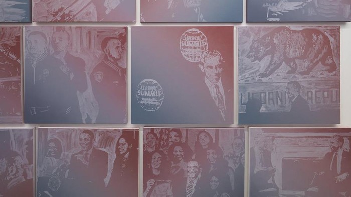 3000 Lukisan Barack Obama Dipamerkan di New York