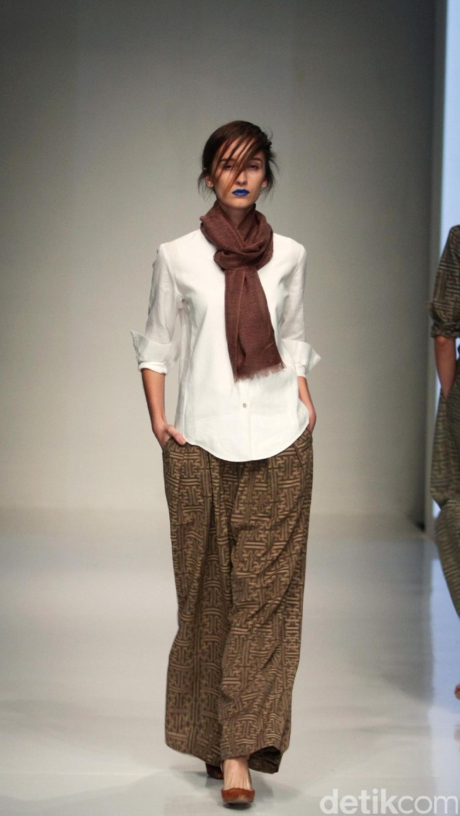 Koleksi Auguste Soesastro yang mengusung tema KROMO di IPMI Trend Show 2017. Senayan City. Jakarta. [Foto: Mohammad Abduh/Wolipop]