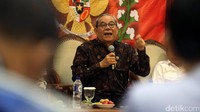 Diskusi tersebut menghadirkan Ketua Fraksi Partai Golkar di MPR Rambe Kamarul Zaman.