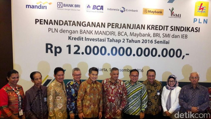 PLN Dapat Kucuran Kredit Rp 12 T dari 5 Bank dan 1 Lembaga Pembiayaan