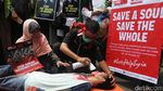 Aksi Solidaritas Sejumlah Massa Untuk Aleppo