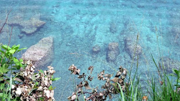 Keindahan Pantai Pintu Kota dilihat dari ketinggian (Fadhil/detikTravel)