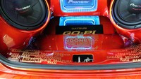 Mobil ini tidak menggunakan airsuspension, karena modifikasi tidak melulu ceper, Tomi ingin mengedukasi mobil ceper belum tentu jalannya enak, tapi ground clearance tinggi belok kiri kanan polisi tidur rusak bisa lewati semua.Foto: Dina Rayanti