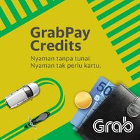 Pakai GrabPay Credits, Diskon 50% GrabBike & GrabCar