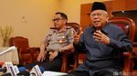 Kapolri dan KH Maruf Amin Bahas Sosialisasi Fatwa MUI
