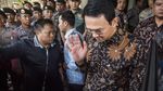 Usai Sidang, Ahok Tinggalkan PN Jakut Dengan Pengawalan Ketat