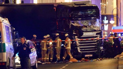 Truk Tabrak Pasar Natal di Berlin, 9 Orang Tewas