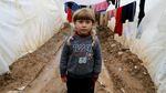 Potret Anak-anak Pengungsi Mosul di Kamp Khazer
