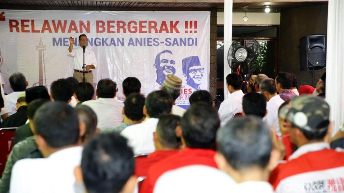 Bakar Semangat Relawan, Anies: Waktu Kita Tinggal 56 Hari Lagi