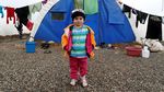 Potret Anak-anak Pengungsi Mosul di Kamp Khazer