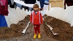 Potret Anak-anak Pengungsi Mosul di Kamp Khazer
