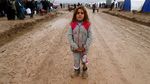 Potret Anak-anak Pengungsi Mosul di Kamp Khazer