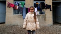 Heba Salah Al-Din, bocah perempuan berusia 6 tahun. REUTERS/Ammar Awad.