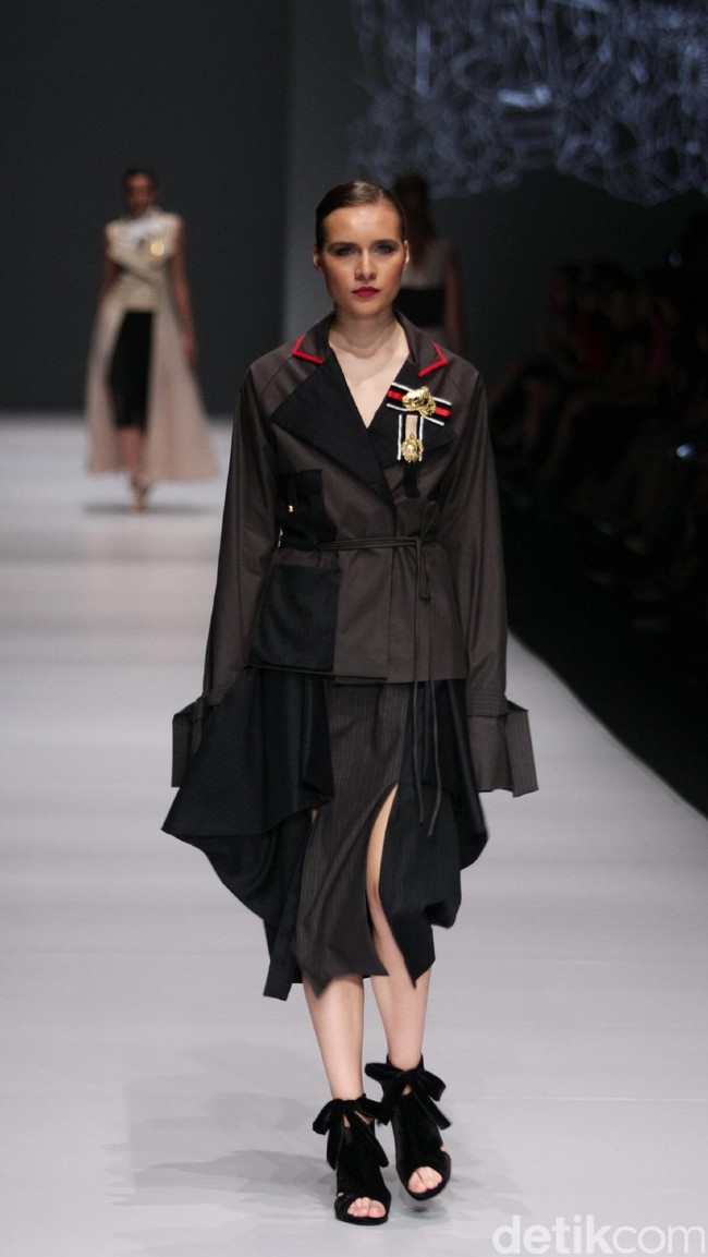 Koleksi Busana Major Minor MAHA di Jakarta Fashion Week 2017. Senayan City. Jakarta. [Foto: Mohammad Abduh/Wolipop]