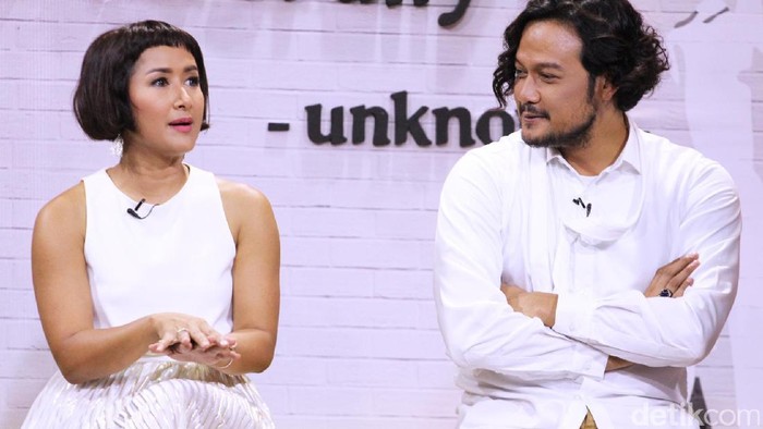 Dwi Sasono dan Widi Mulia ditemui di Trans TV, Kapten Tendean, Jakarta Selatan, Senin (19/12/16).