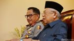 Kapolri dan KH Maruf Amin Bahas Sosialisasi Fatwa MUI
