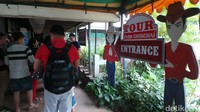 Foto: Traveler bisa berkeliling lahan peternakan. Tiket masuknya seharga 300 Baht (Rp 120 ribu) (Pasti Liberti Mappapa/detikTravel)