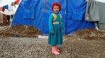 Potret Anak-anak Pengungsi Mosul di Kamp Khazer