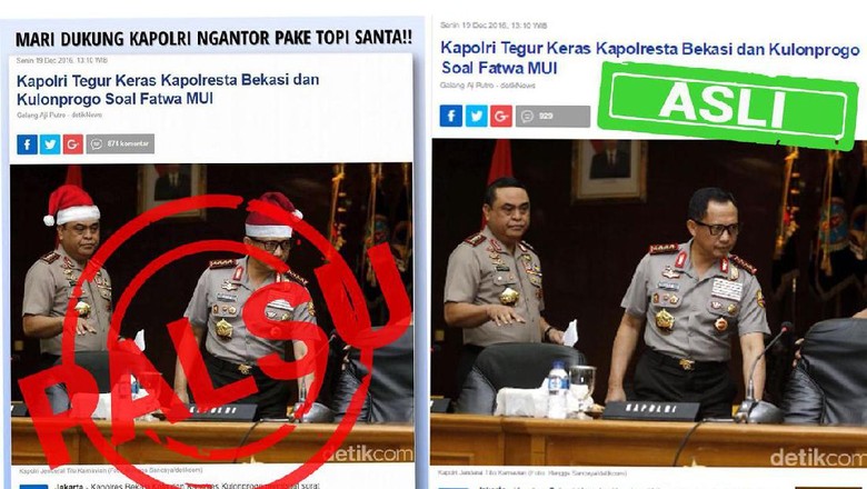 Polisi Cari Pegiat Medsos yang Edit Foto Kapolri dan Wakapolri Polisi Cari Pegiat Medsos yang Edit Foto Kapolri dan Wakapolri