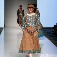Karya busana Didi Budiardjo di IPMI Tren Show 2017. The Hall Senayan City Lt.8, Senayan City. Jakarta. [Foto: Mohammad Abduh/Wolipop]